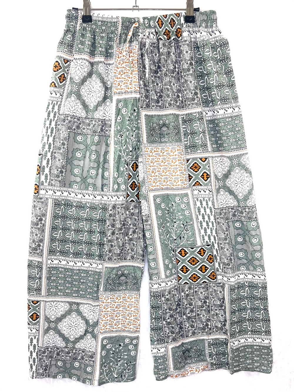 NWT | Raj | Paisley Patchwork Wide Leg Pants | size M